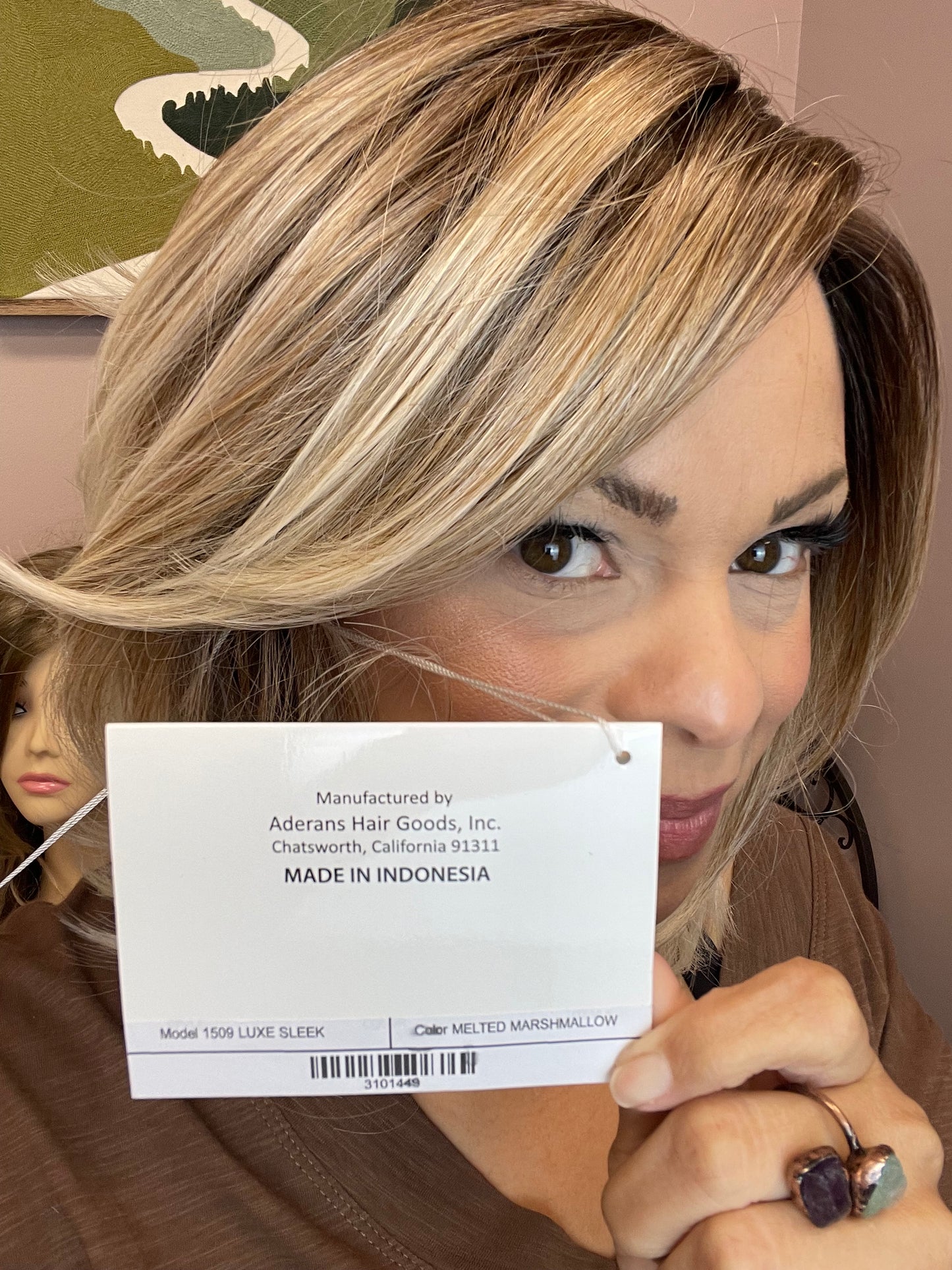 Luxe Sleek Wig by René of Paris Muse Collection in Melted Marshmallow *Consignment deal