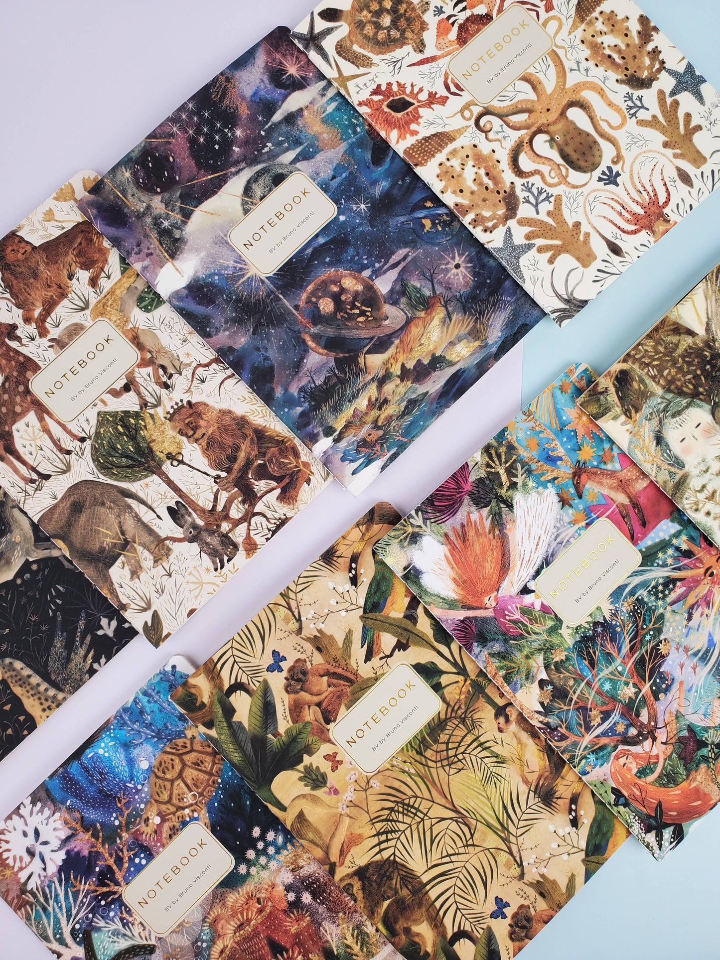 Coral by BV by Bruno Visconti - A5 Notebook