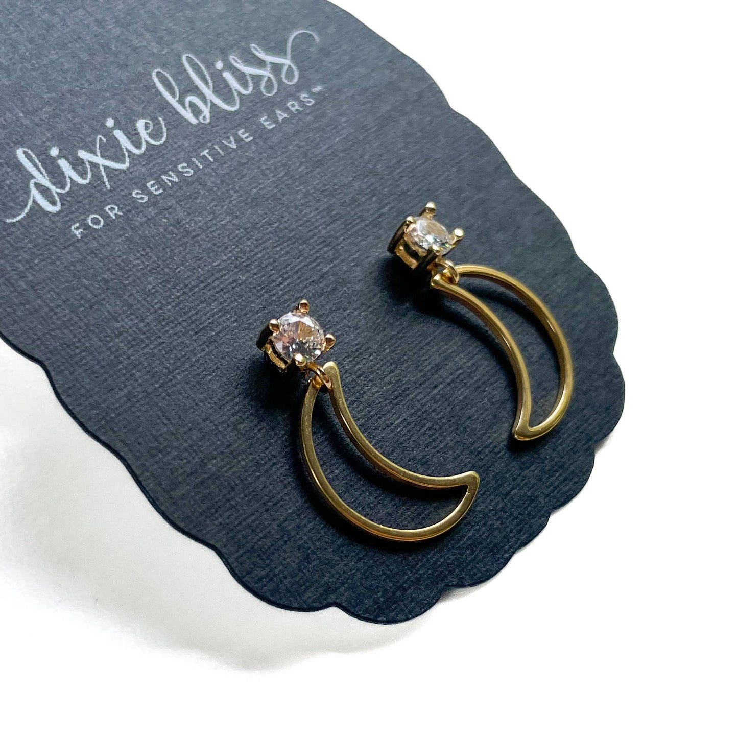 Moon of Selene Earrings by Dixie Bliss