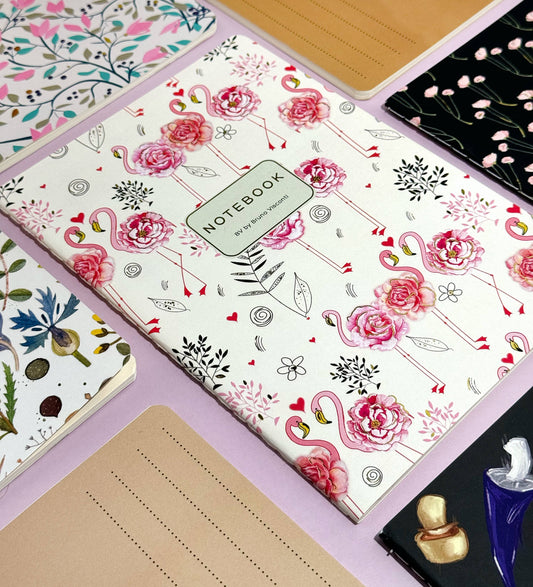 Flamingo Notebook – BV by Bruno Visconti
