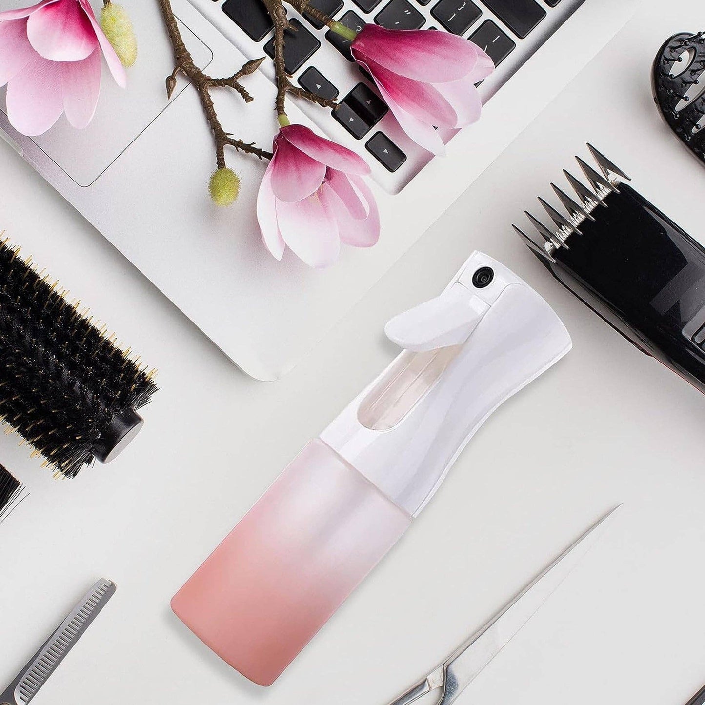 Continuous Spray Nano Fine Mist Sprayer – 150ml/5oz (Gradient Pink)