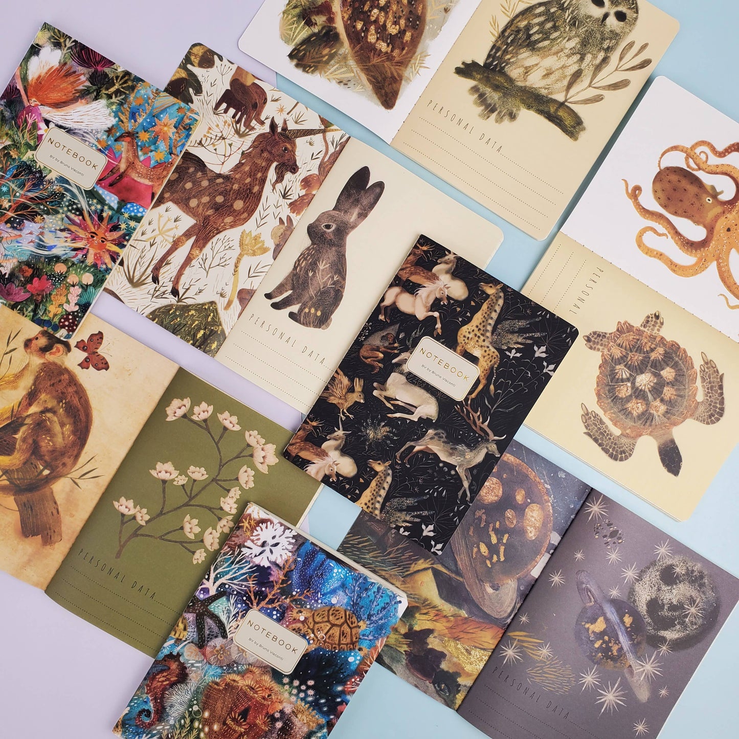 Owls Notebook by BV by Bruno Visconti