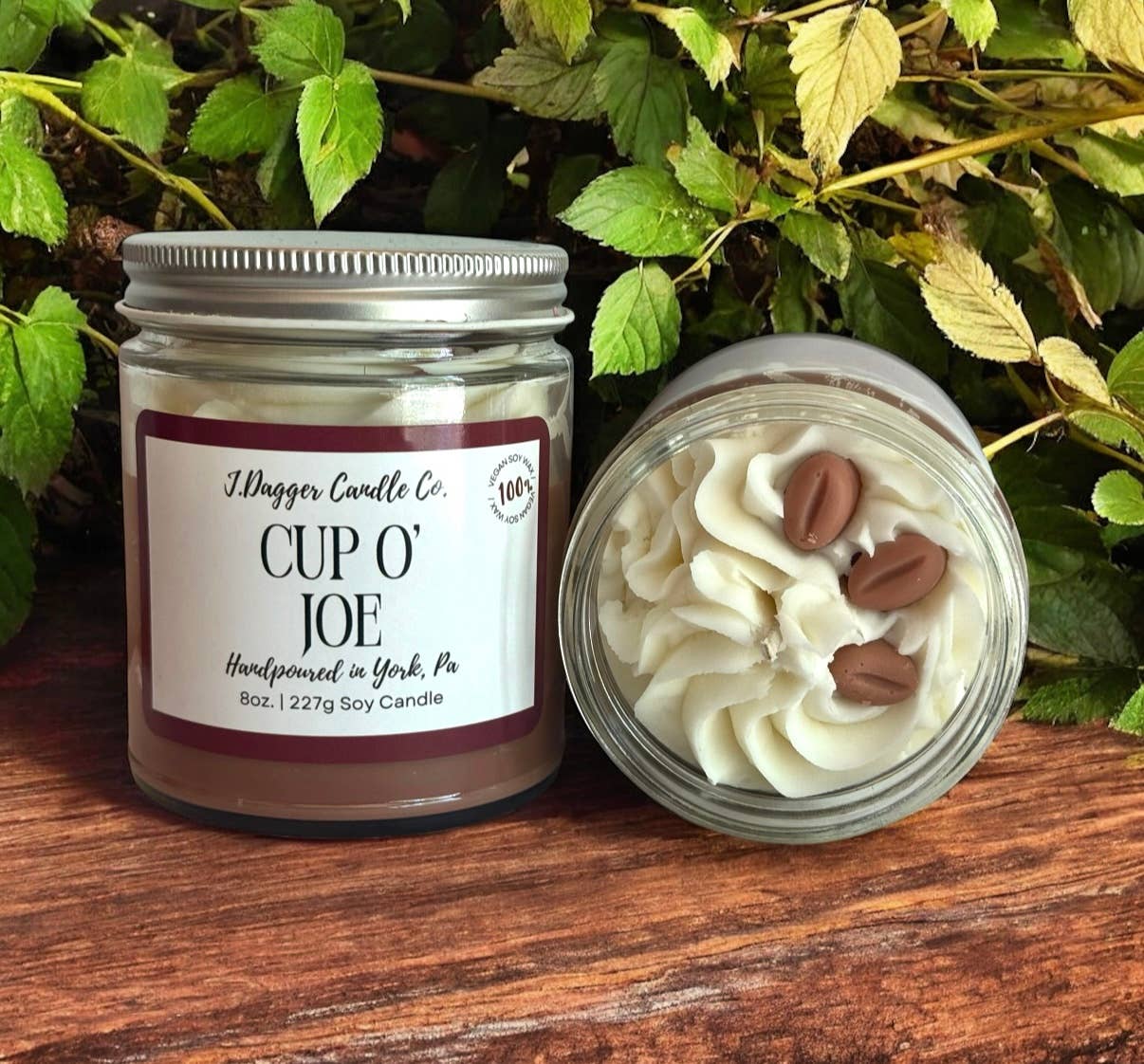 Cup O’Joe Soy Dessert Candle by J Dagger Candle Co. - 8oz