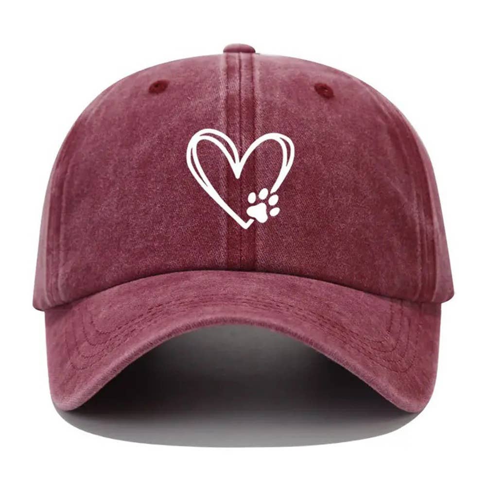 Leisure Love Pattern Baseball Hat