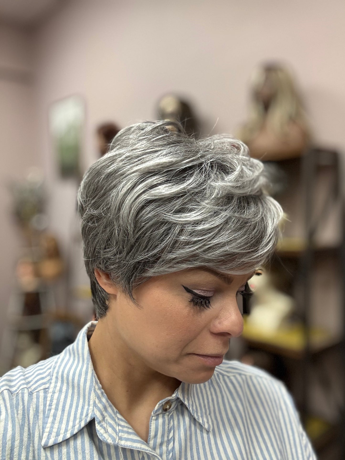 Side by Ellen Wille in Salt & Pepper Mix (51.39) CONSIGNMENT DEAL