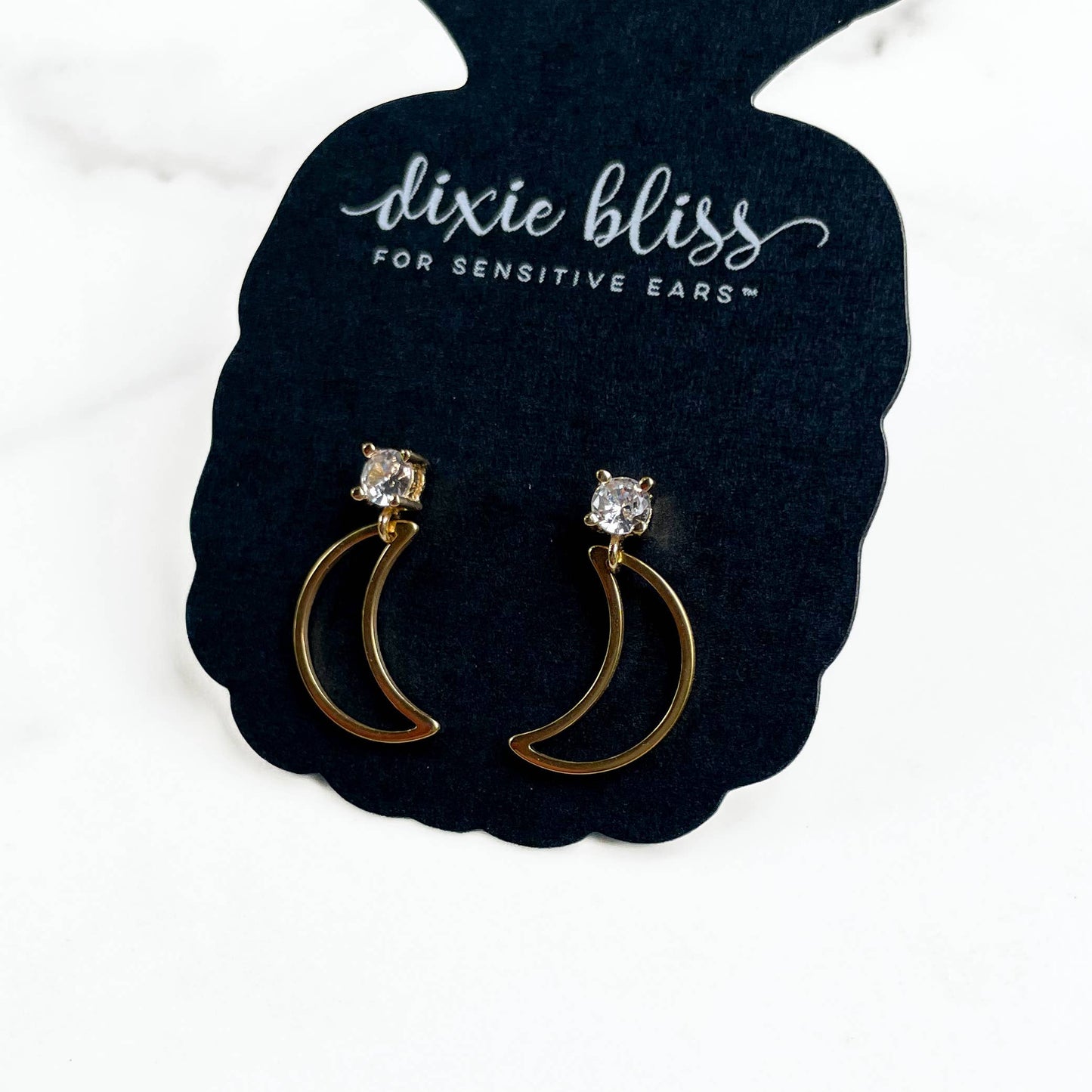 Moon of Selene Earrings by Dixie Bliss