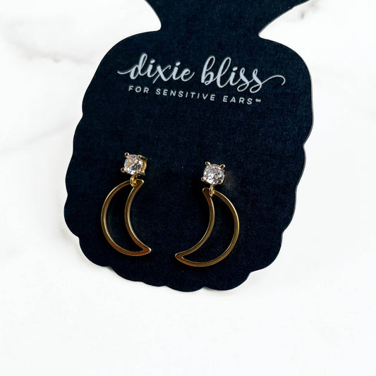 Moon of Selene Earrings by Dixie Bliss