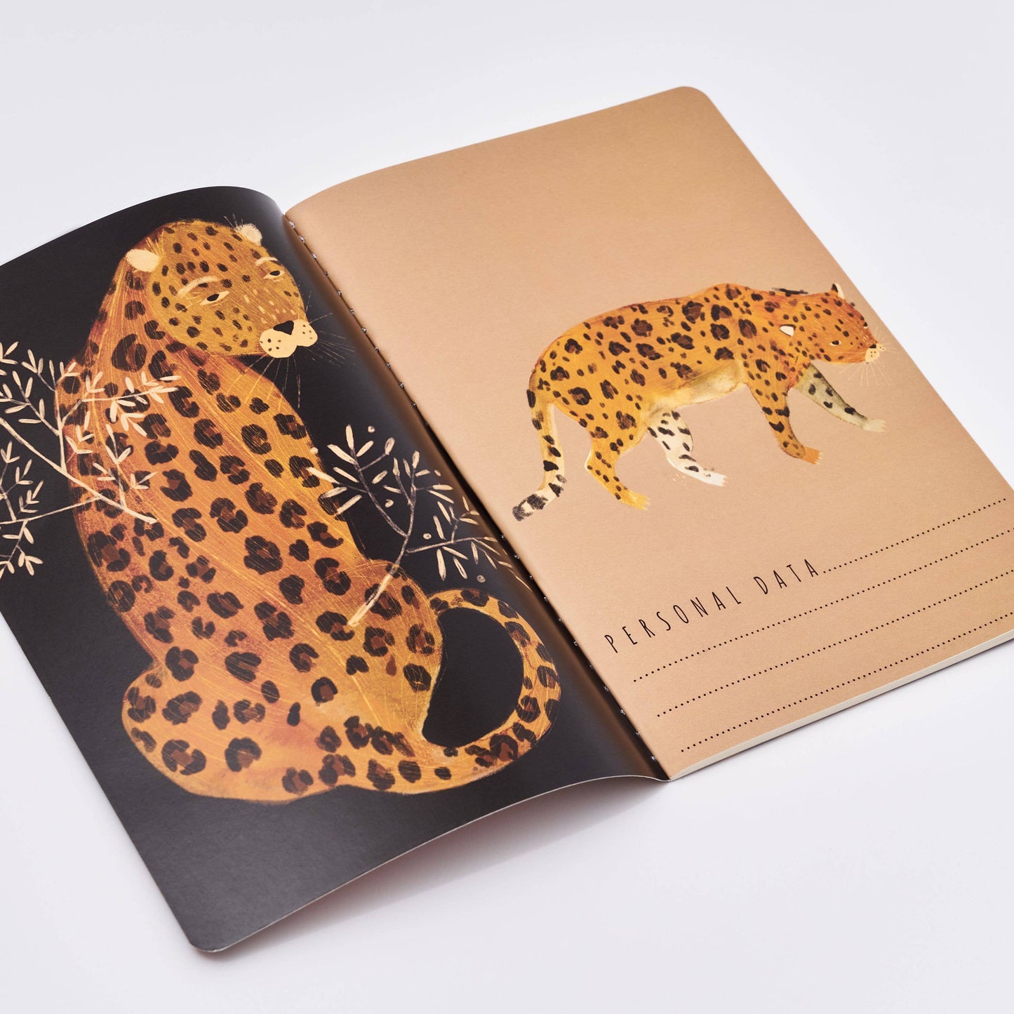 Leopard by BV by Bruno Visconti - A5 Notebook