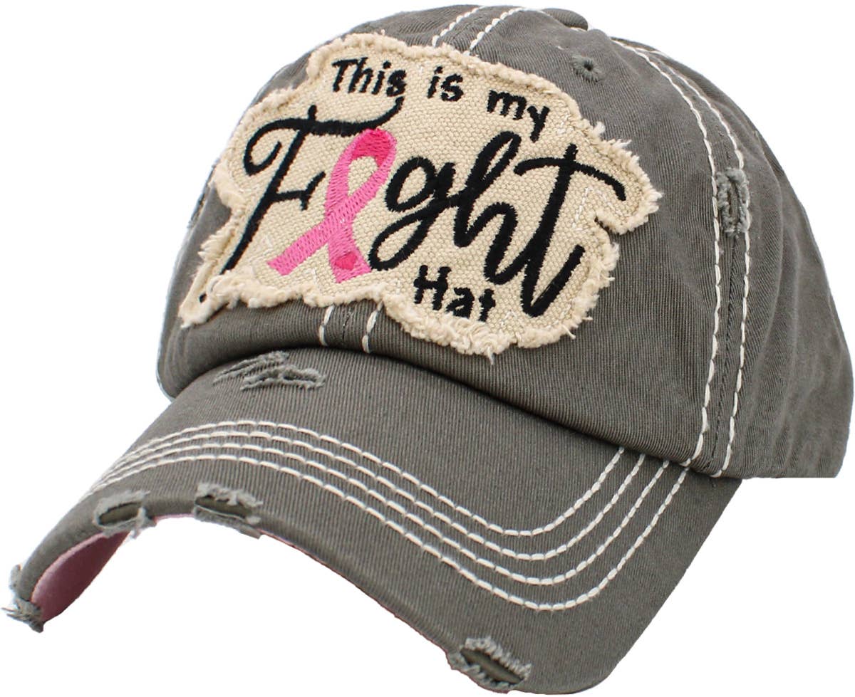 This Is My Fight Hat Vintage Washed Ballcap