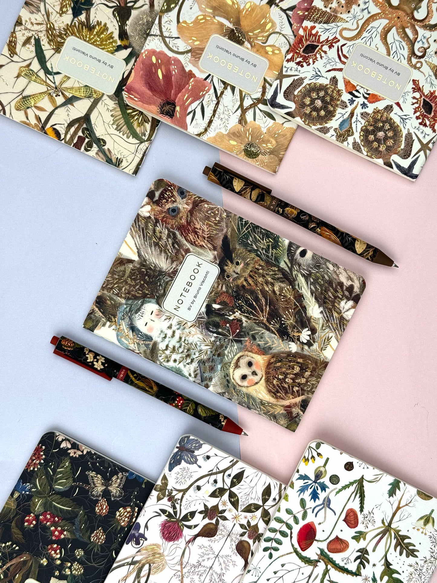 Owls Notebook by BV by Bruno Visconti