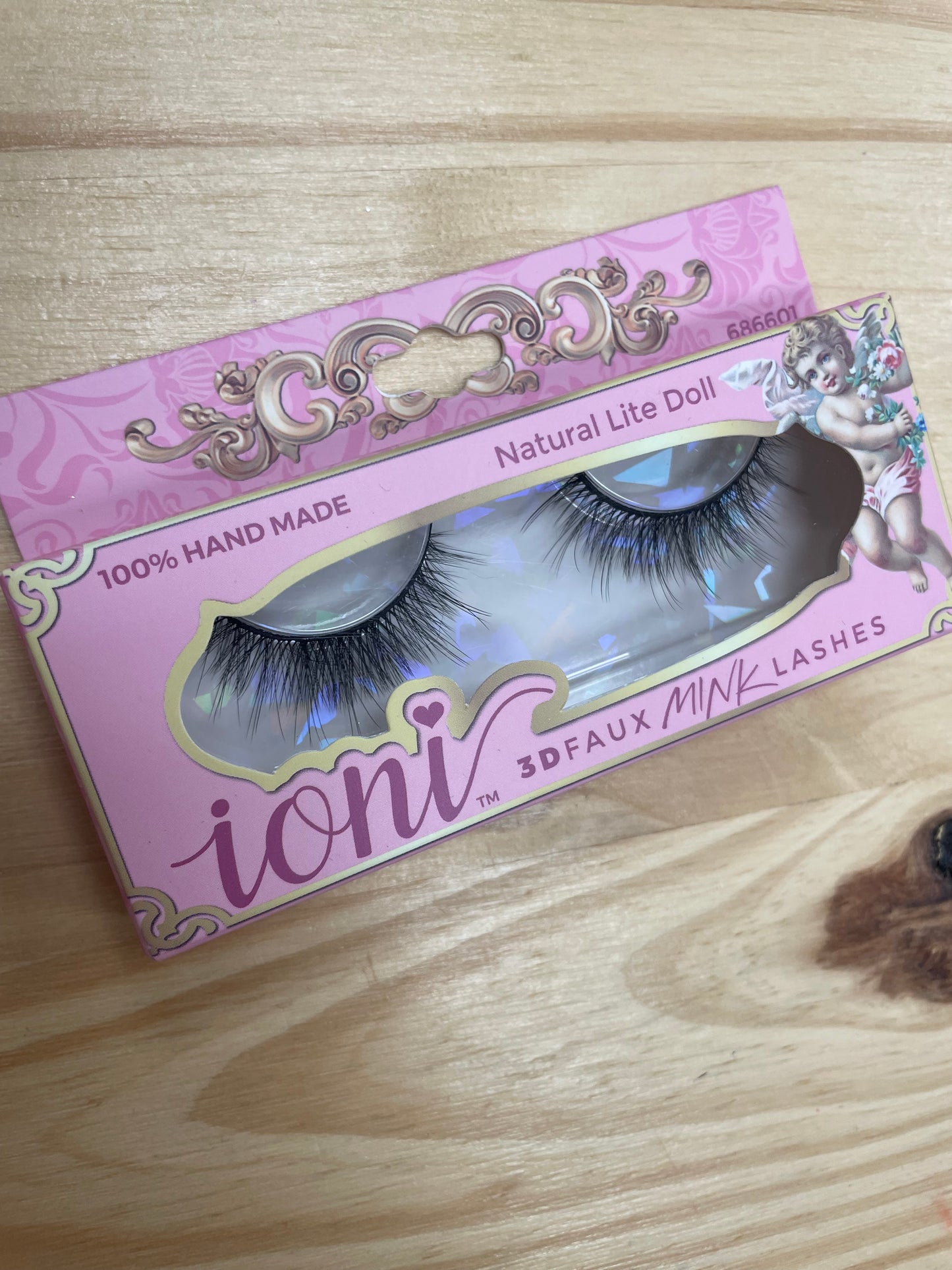 Ioni NATURAL LASHES Faux Mink Eyelashes VARIOUS STYLES (1 Pair Pack)