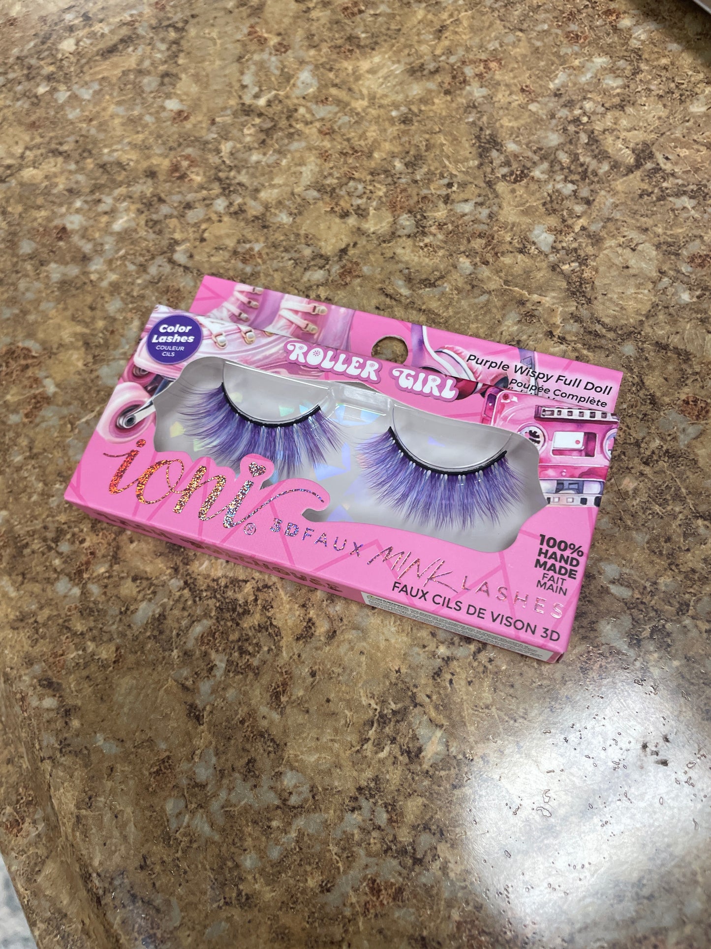 Ioni 3D FASHION & FUN Faux Mink Eyelashes, 1 Pair Pack