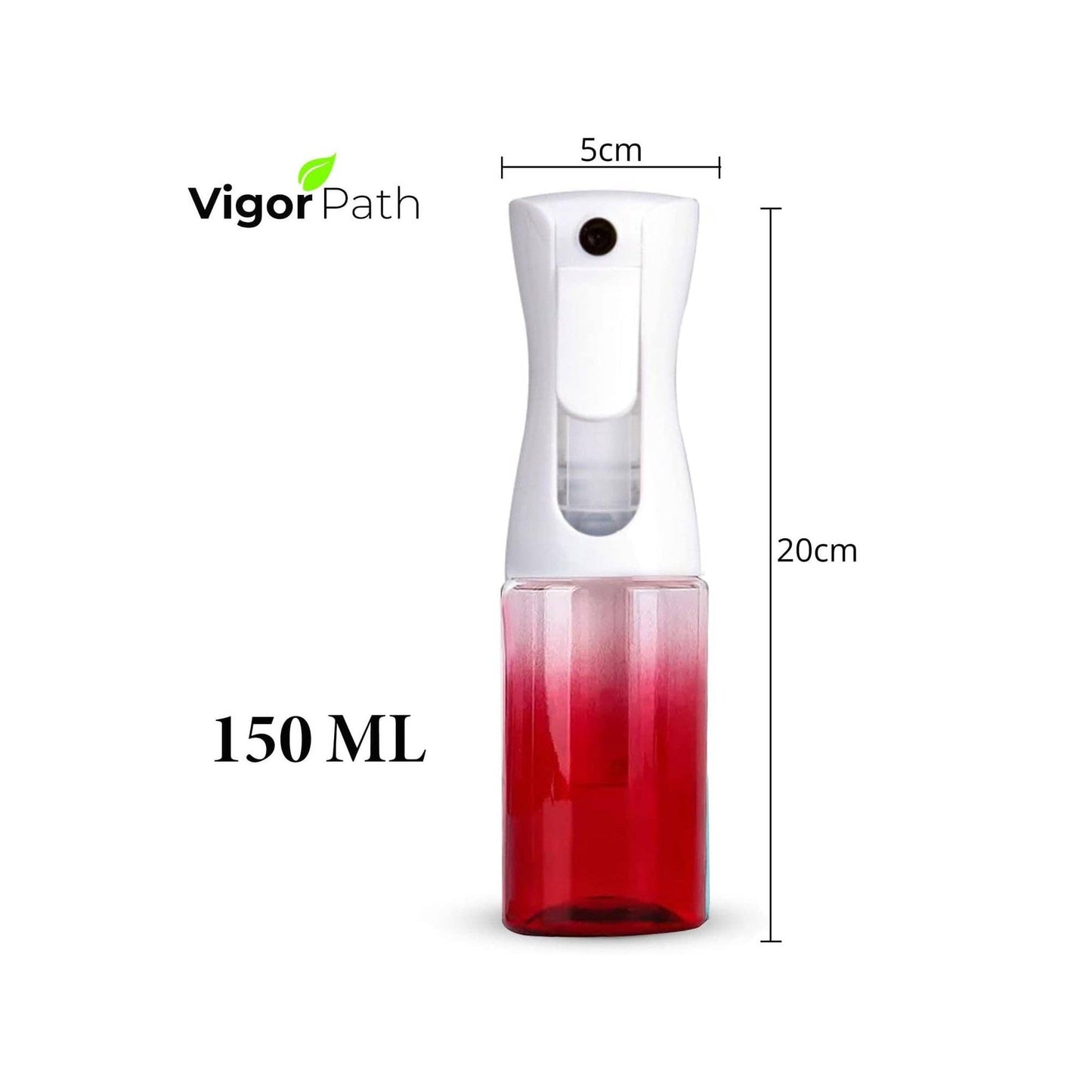 Continuous Spray Nano Fine Mist Sprayer – 150ml/5oz (Gradient Red)