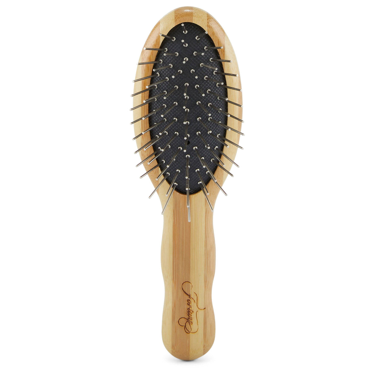 Bamboo Detangle Brush by Fortune – Travel Size Easy Glide