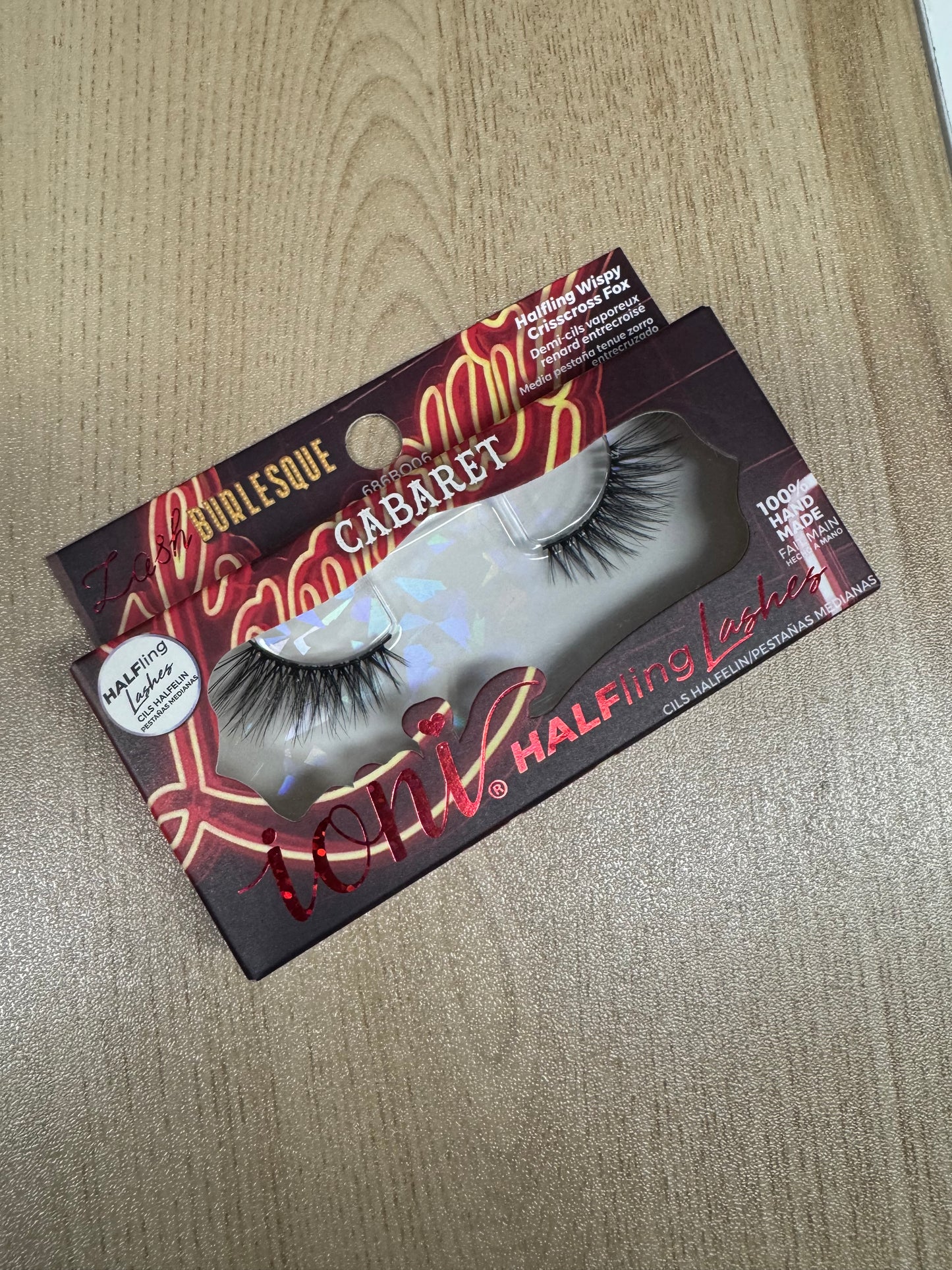 Ioni 3D HALFling Faux Mink Eyelashes, 1 Pair Pack