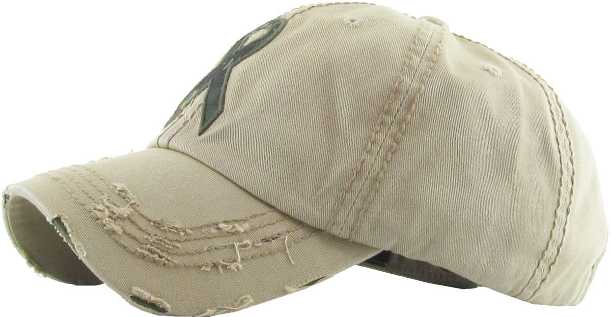 Camo Ribbon Vintage Ballcap