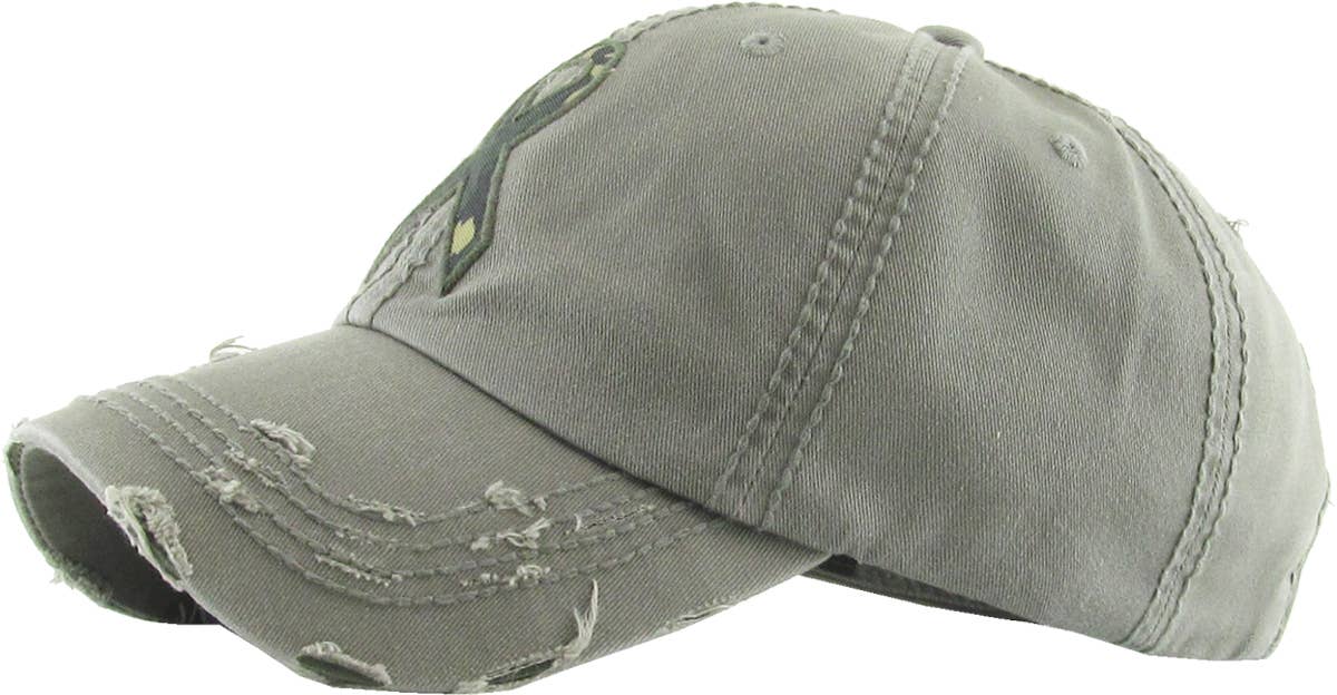 Camo Ribbon Vintage Ballcap