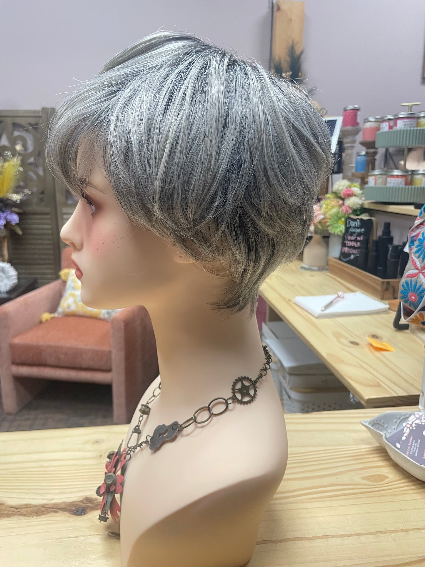 Charlotte by René of Paris in Silver Brown MR *BOUTIQUE DEAL*