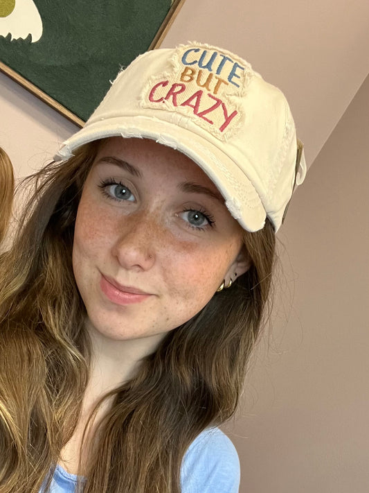 "Cute But Crazy" Vintage Ball cap