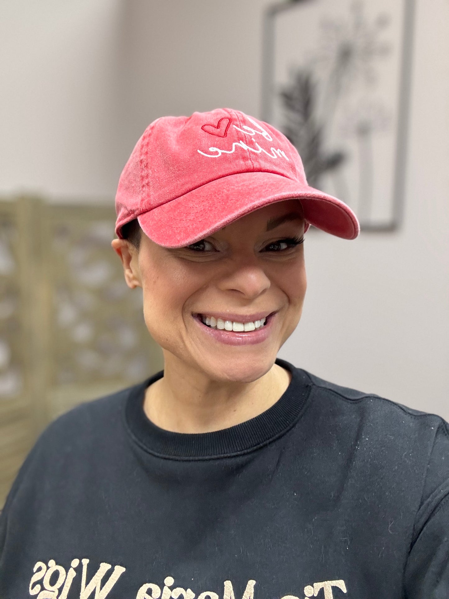 Valentine’s Day “Be Mine” Embroidered Cap