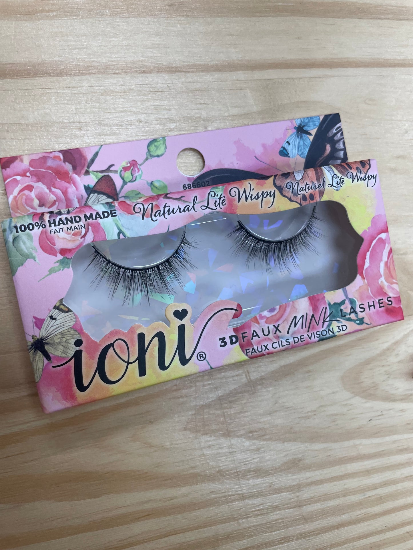 Ioni NATURAL LASHES Faux Mink Eyelashes VARIOUS STYLES (1 Pair Pack)