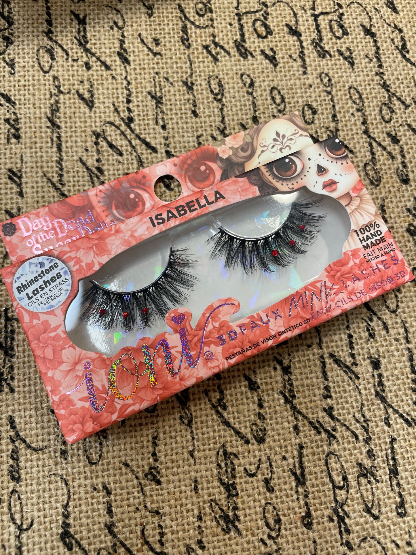 Ioni 3D GEMSTONE Faux Mink Eyelashes, 1 Pair Pack