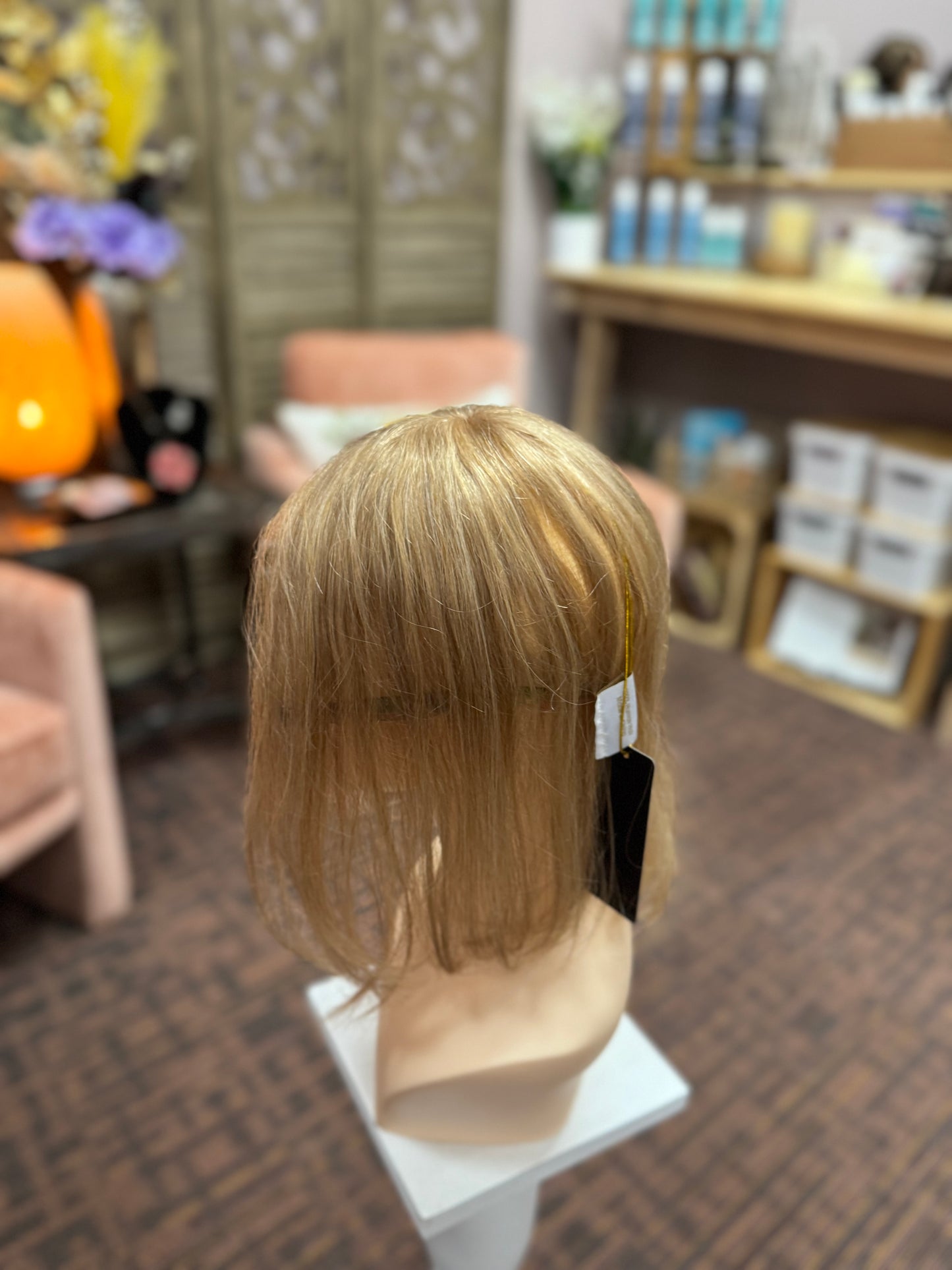 Envyhair Human Hair Topper: Add-On Center Front piece in Dark Blonde *BOUTIQUE DEAL