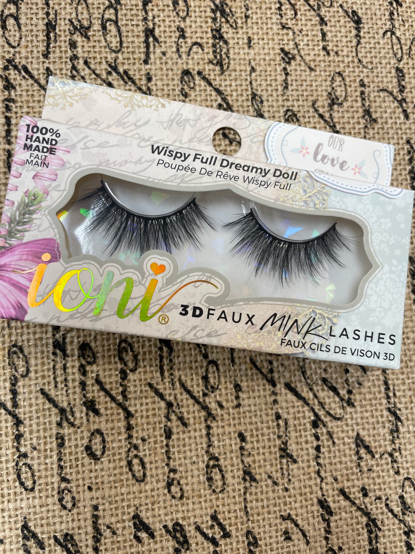 Ioni DOLL Faux Mink Eyelashes VARIOUS STYLES (1 Pair Pack)