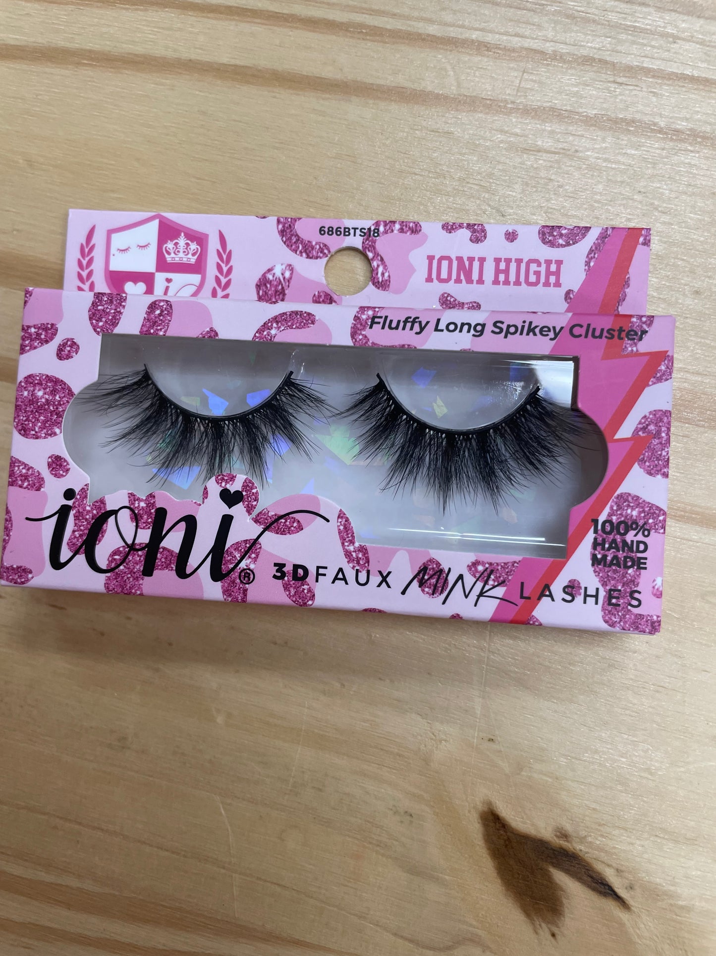 Ioni 3D FLUFFY & FULL Faux Mink Eyelashes, 1 Pair Pack