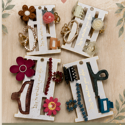 Claw Clip Sets Includes 4 Clips - For Wigs & Hair