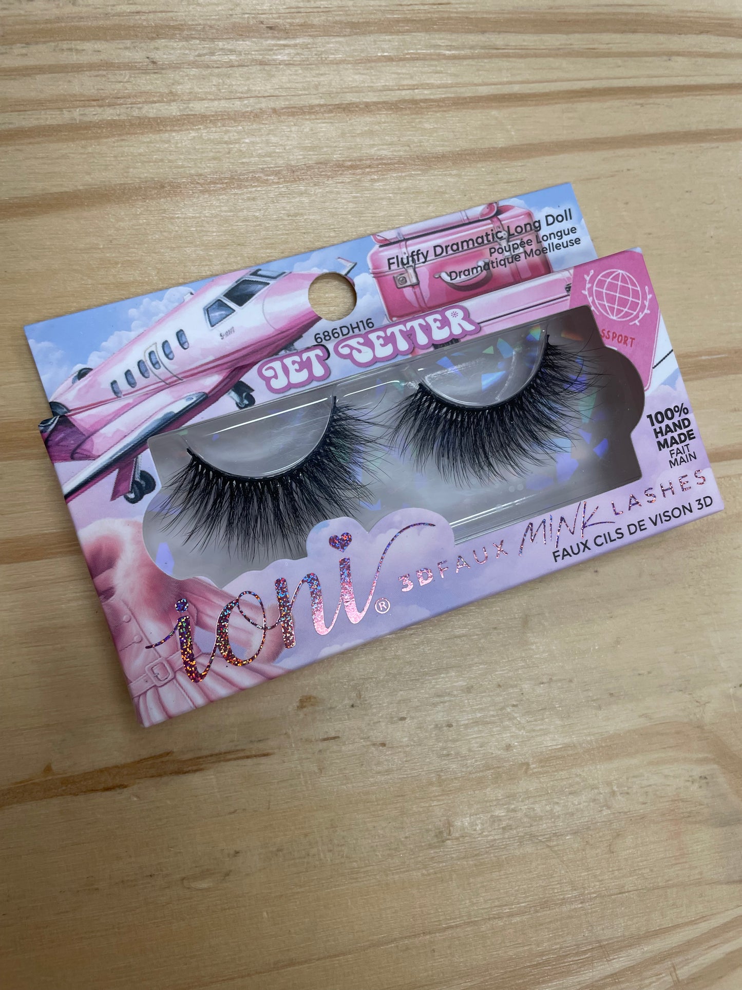 Ioni 3D FLUFFY & FULL Faux Mink Eyelashes, 1 Pair Pack