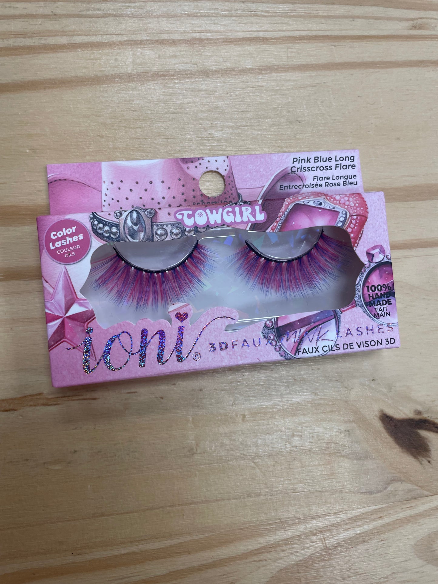 Ioni 3D FASHION & FUN Faux Mink Eyelashes, 1 Pair Pack