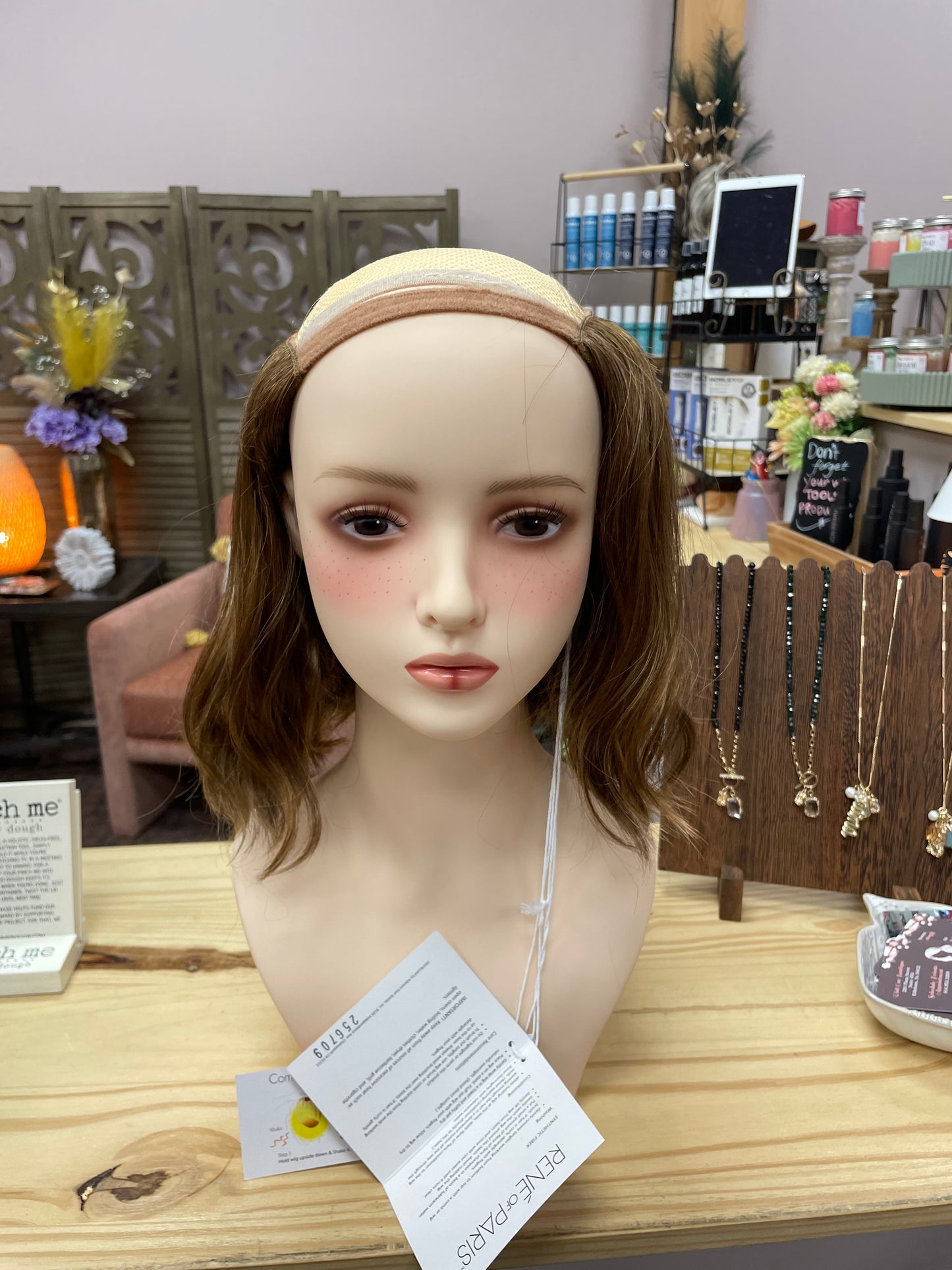 Wavy Bob Halo by René of Paris in Honey Brown *BOUTIQUE DEAL*
