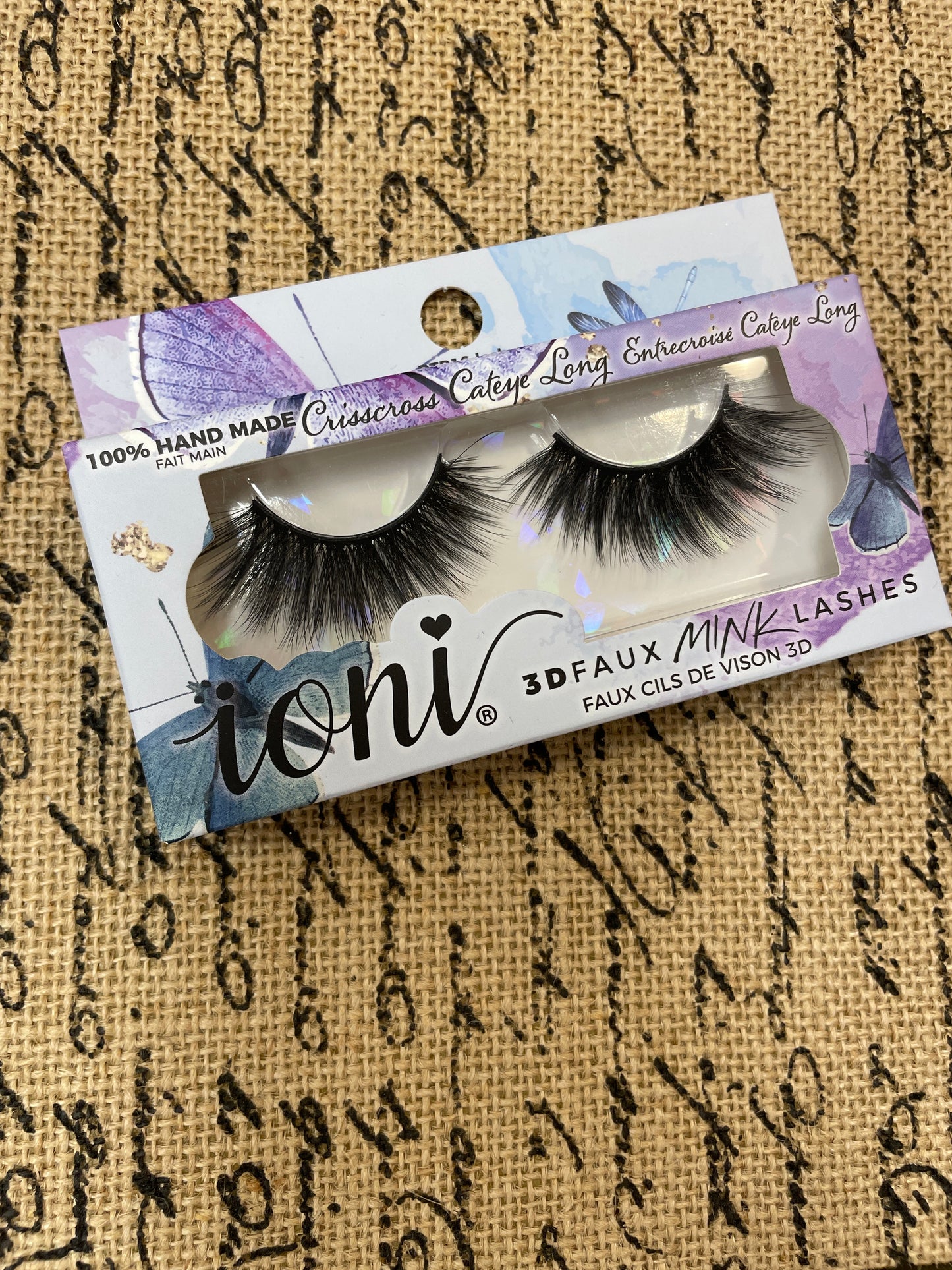 Ioni CATEYE LASHES Faux Mink Eyelashes VARIOUS STYLES (1 Pair Pack)