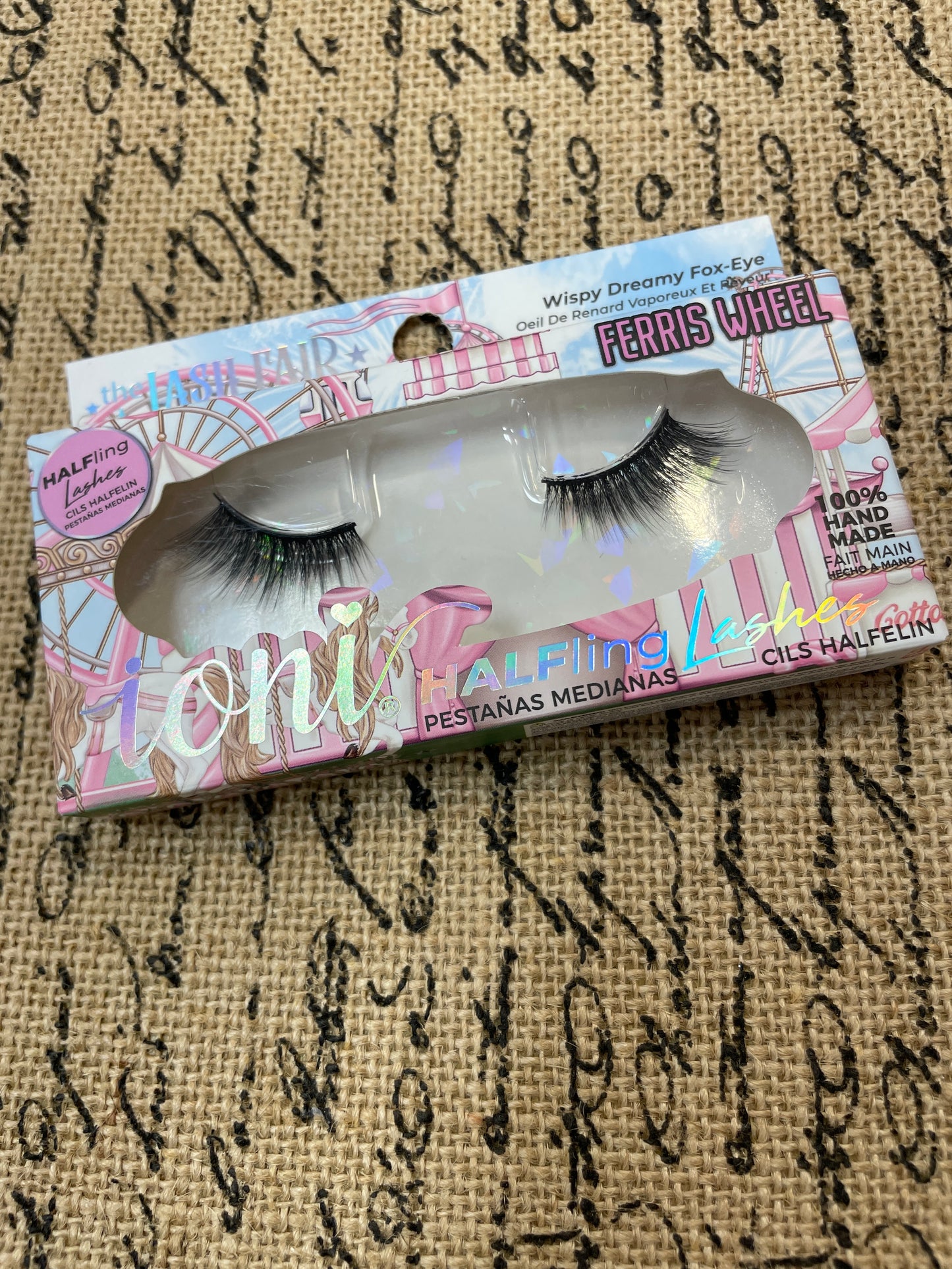 Ioni 3D HALFling Faux Mink Eyelashes, 1 Pair Pack