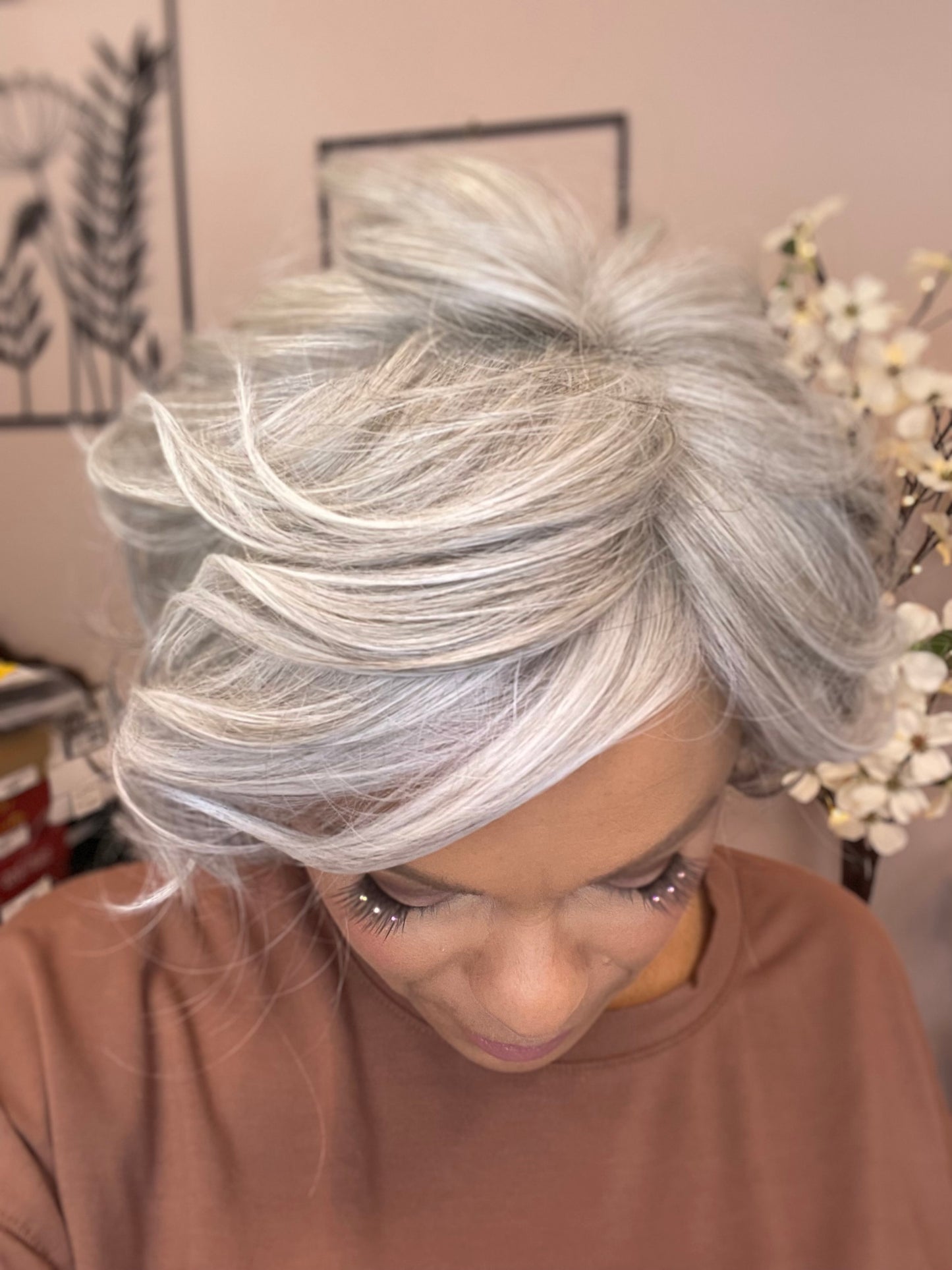 Monroe by Belle Tress in Coconut Milk Gray *NEW CONSIGNMENT WIG