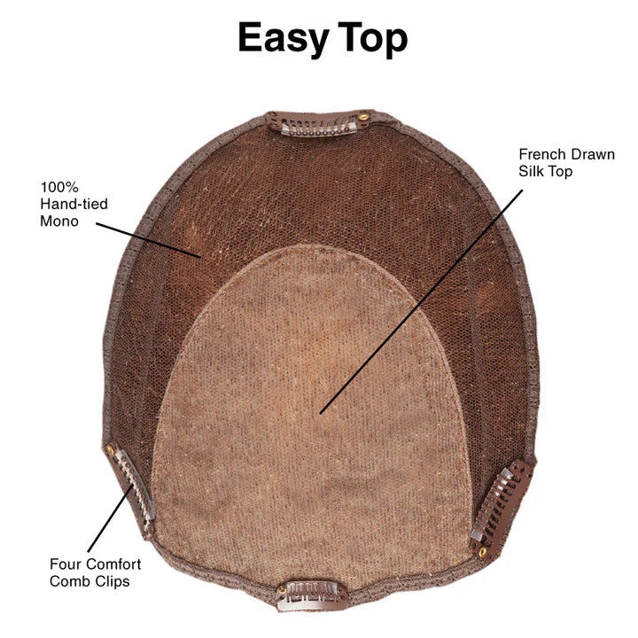 Easy Top 10" Topper by TressAllure | Human Hair