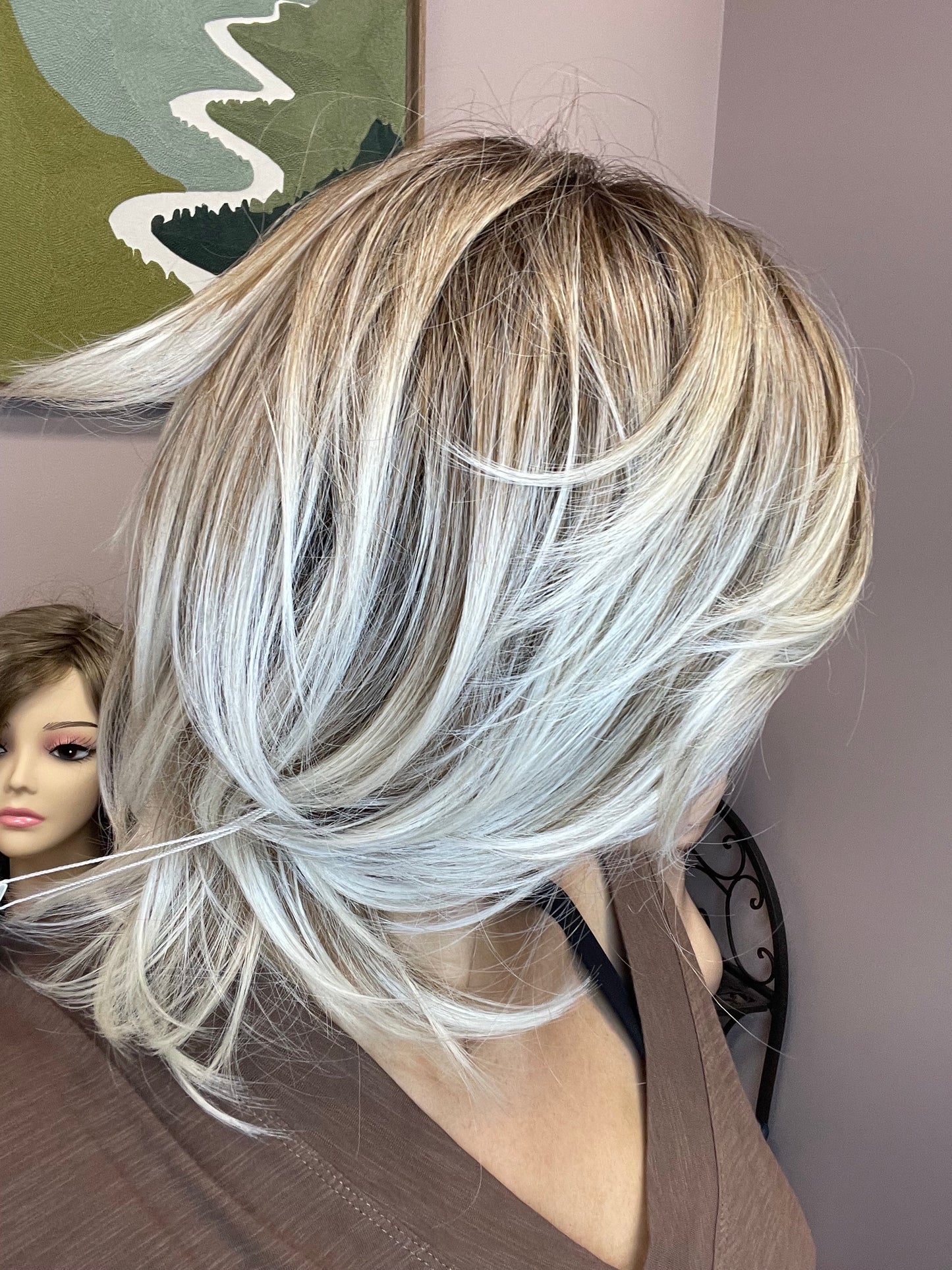 Luxe Sleek Wig by René of Paris Muse Collection in Melted Marshmallow *Consignment deal