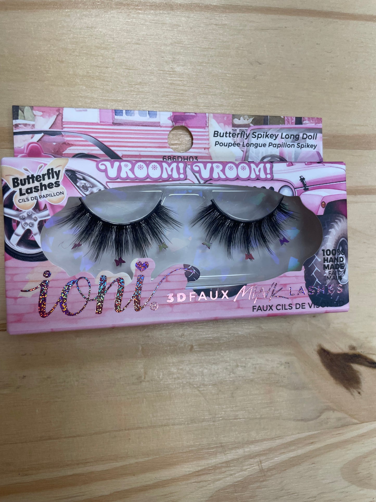 Ioni 3D FASHION & FUN Faux Mink Eyelashes, 1 Pair Pack