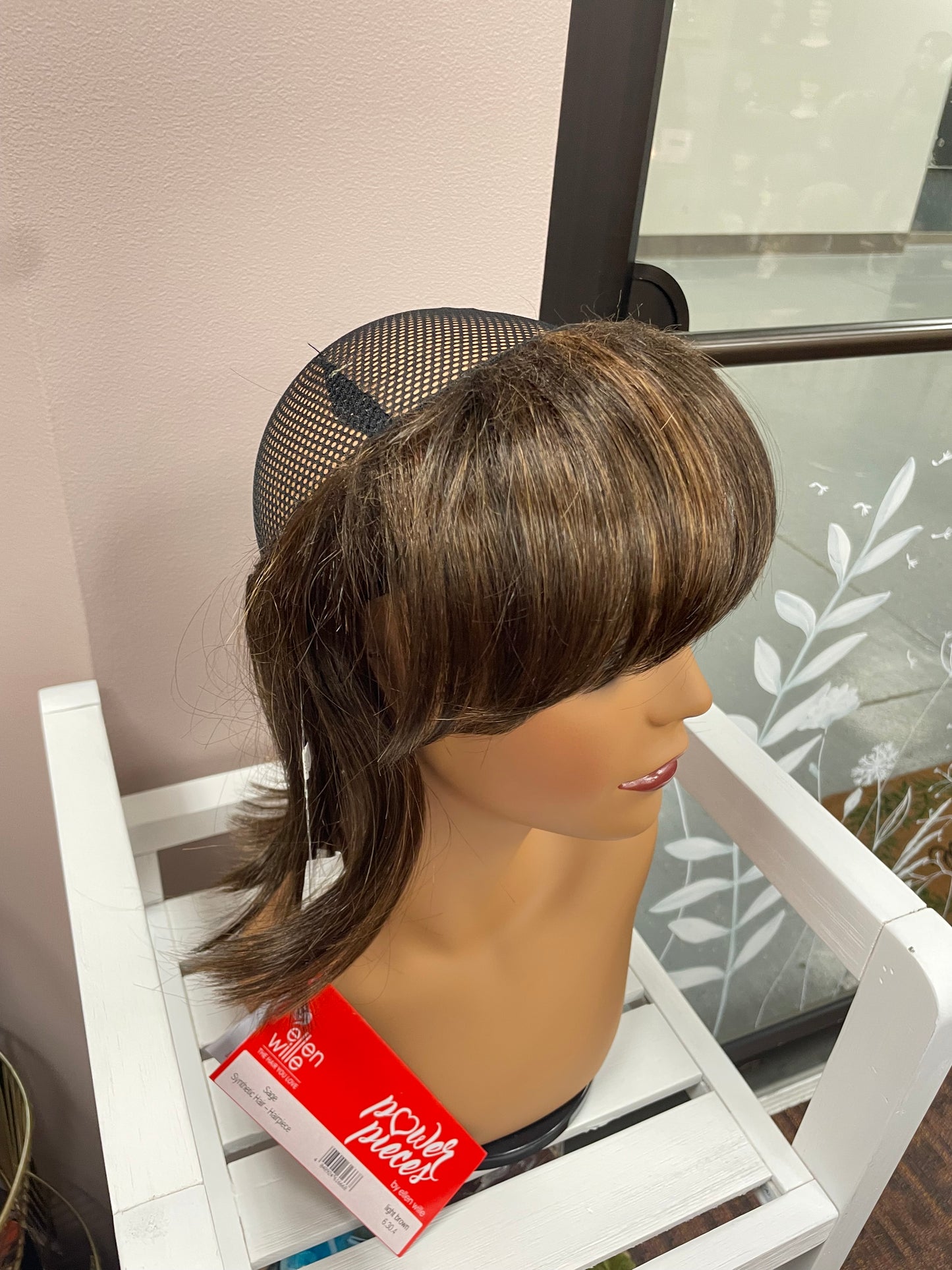 Sage by Ellen Wille in Light Brown | Synthetic Halo/Hairpiece *BOUTIQUE DEAL