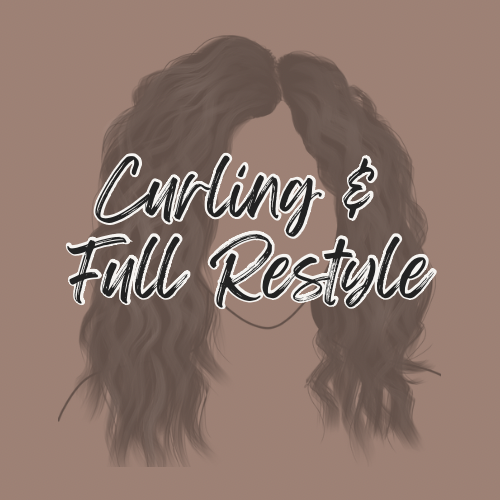 Curling & Full Restyle Service (Synthetic)