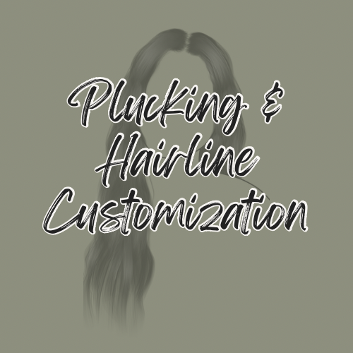 Plucking & Hairline Customization Service (Synthetic)