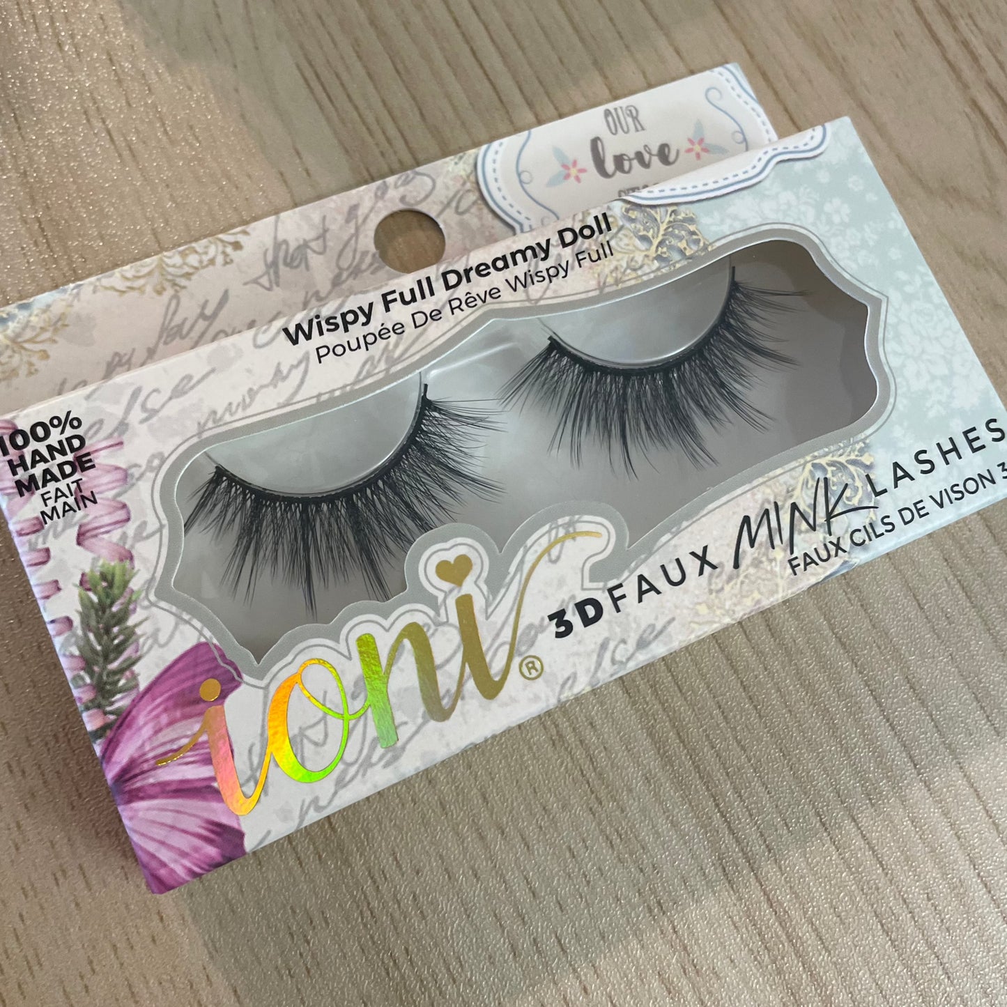 Ioni WISPY LASHES Faux Mink Eyelashes VARIOUS STYLES (1 Pair Pack)