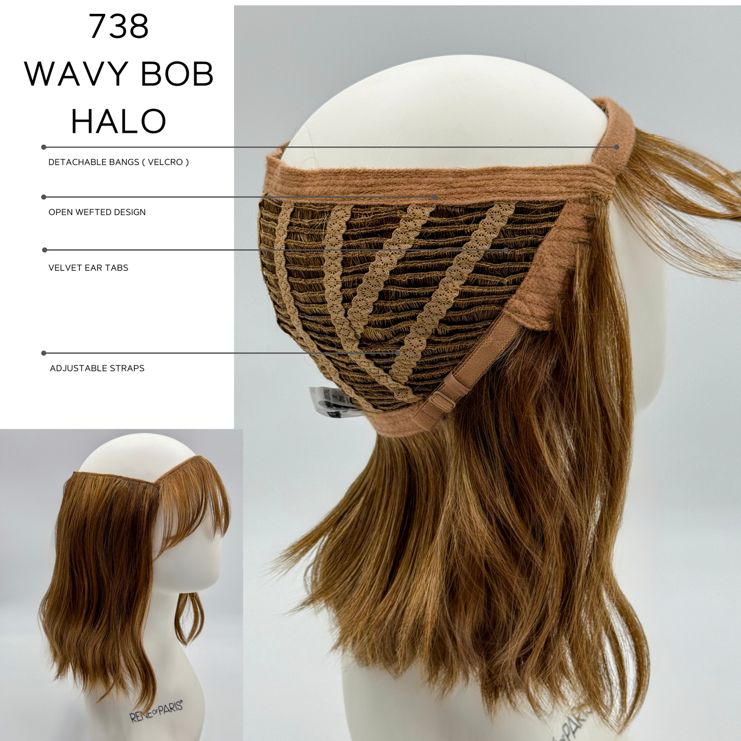 Wavy Bob Halo by Rene of Paris