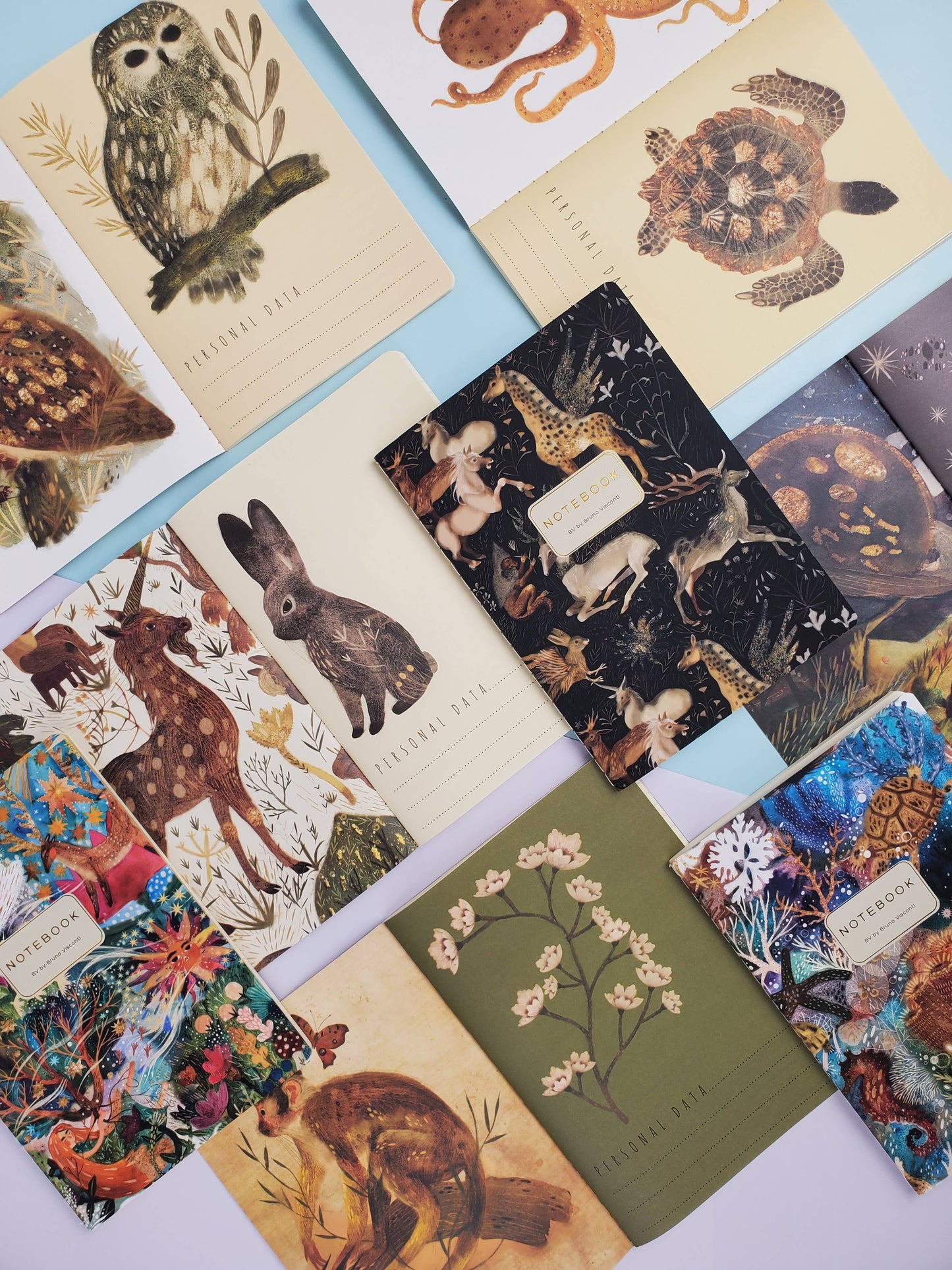 Owls Notebook by BV by Bruno Visconti