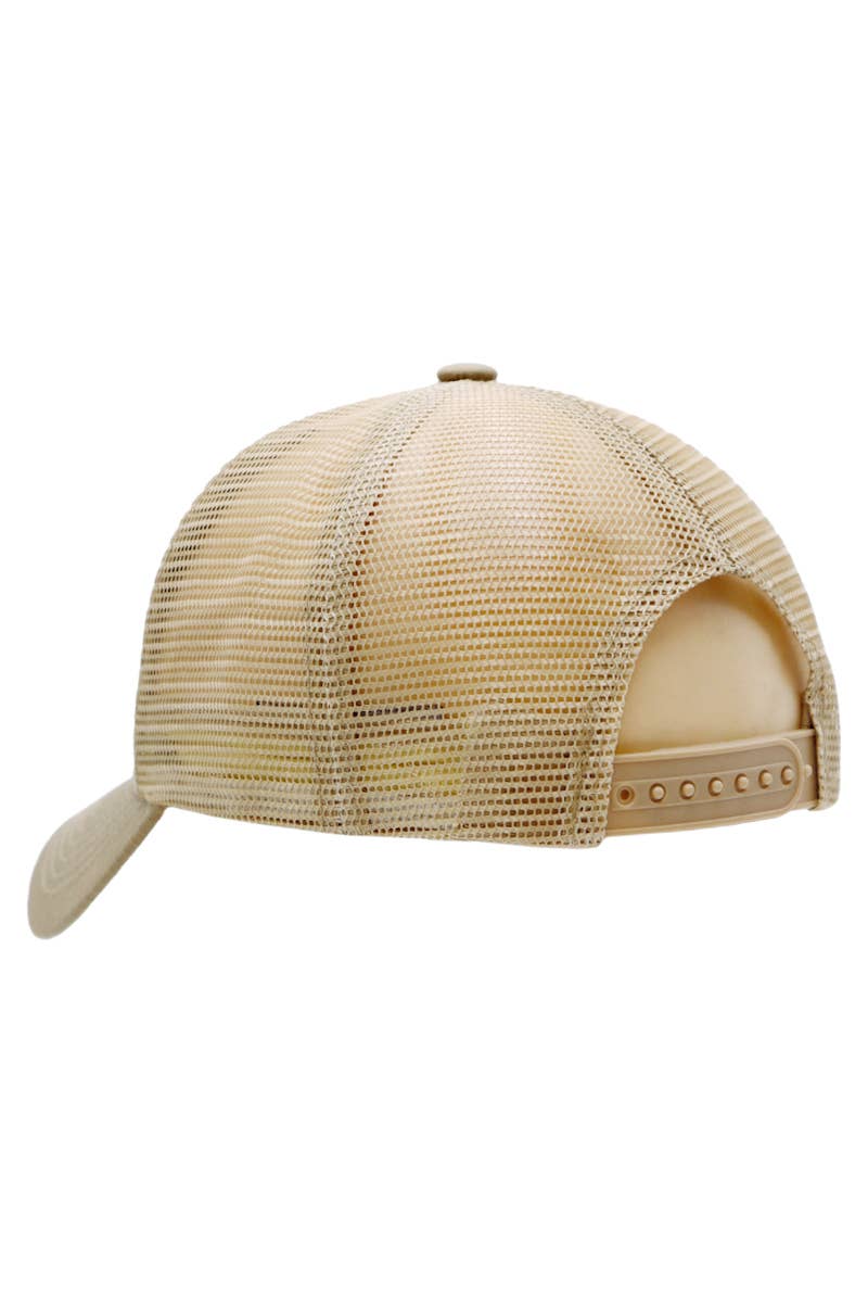 Solid American Flag Ripstop Trucker Hat by Cap Zone