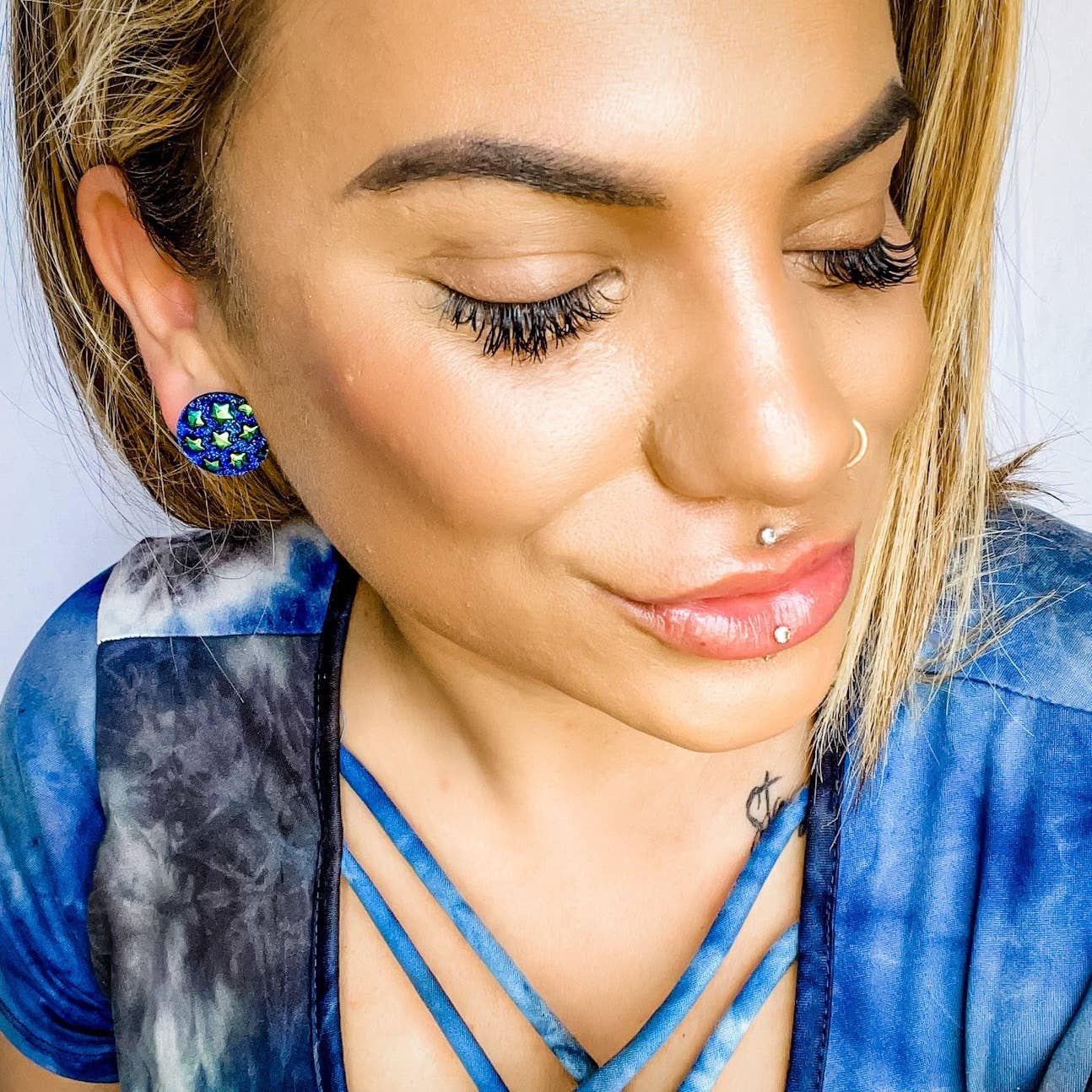 Vintage Star Sparklers Earrings by Dixie Bliss