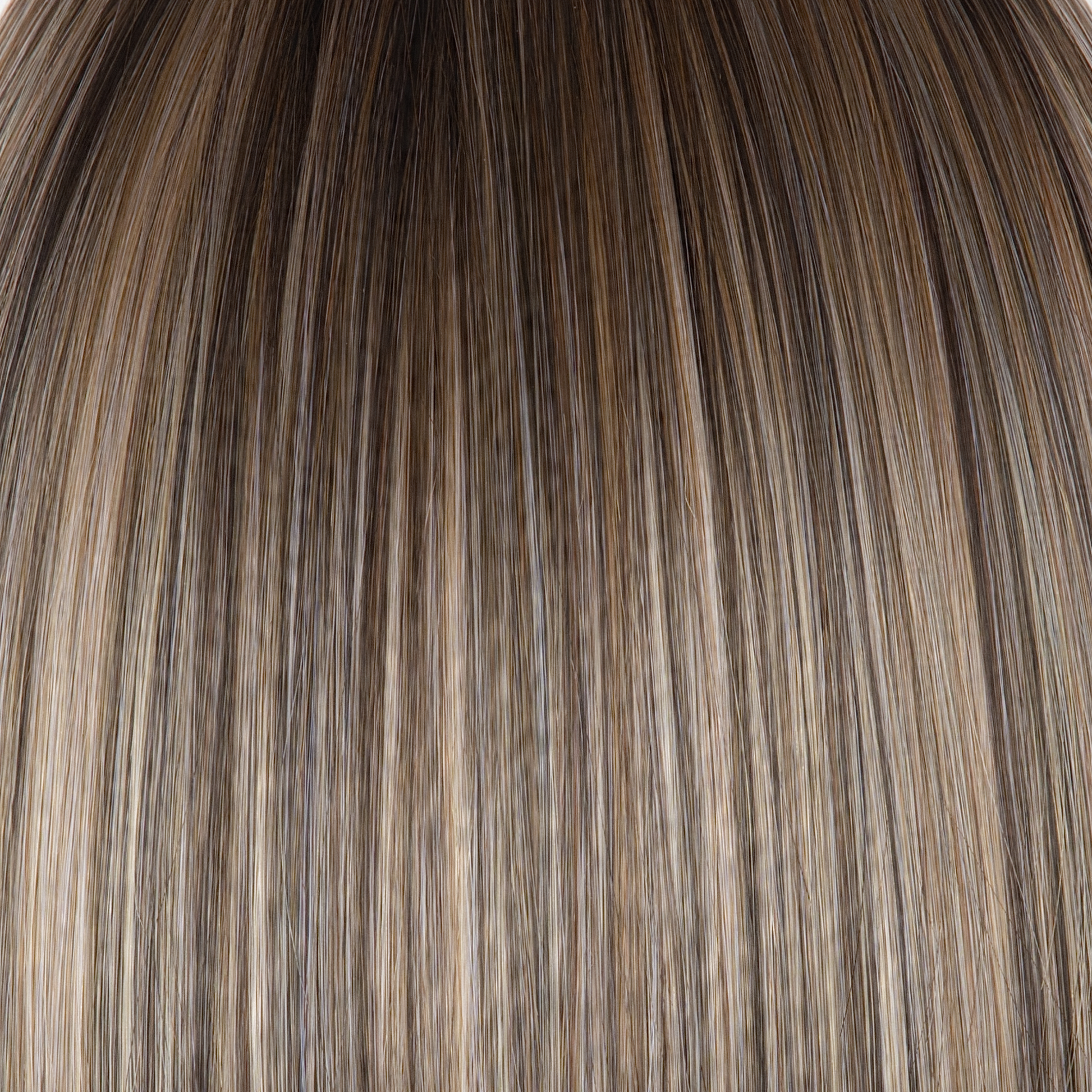 Bronde-R - Perfect mix of dark brown, natural medium blond tones. Adding medium dark brown root completes the color profile.   