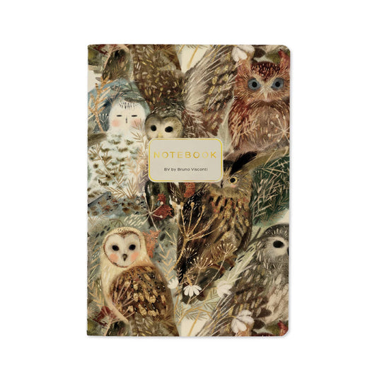 Owls Notebook by BV by Bruno Visconti