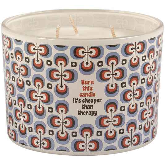 Burn This – Cheaper Than Therapy Candle by Questionables